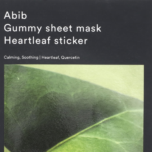 Gummy Sheet Mask Heartleaf Sticker Mask