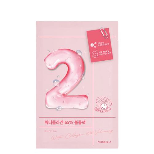 No.2 Water Collagen 65% Voluming Sheet Mask