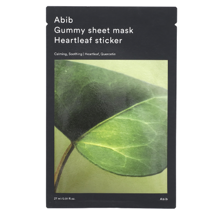 Gummy Sheet Mask Heartleaf Sticker Mask