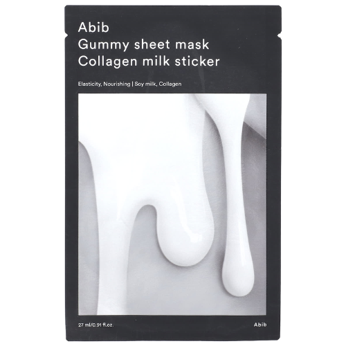 Gummy Sheet Mask Collagen Milk Sticker Mask