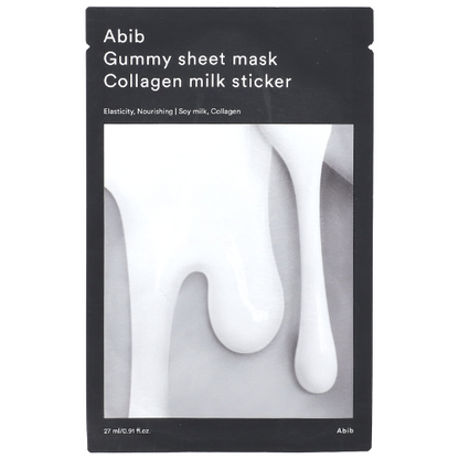 Gummy Sheet Mask Collagen Milk Sticker Mask