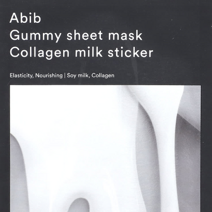 Gummy Sheet Mask Collagen Milk Sticker Mask